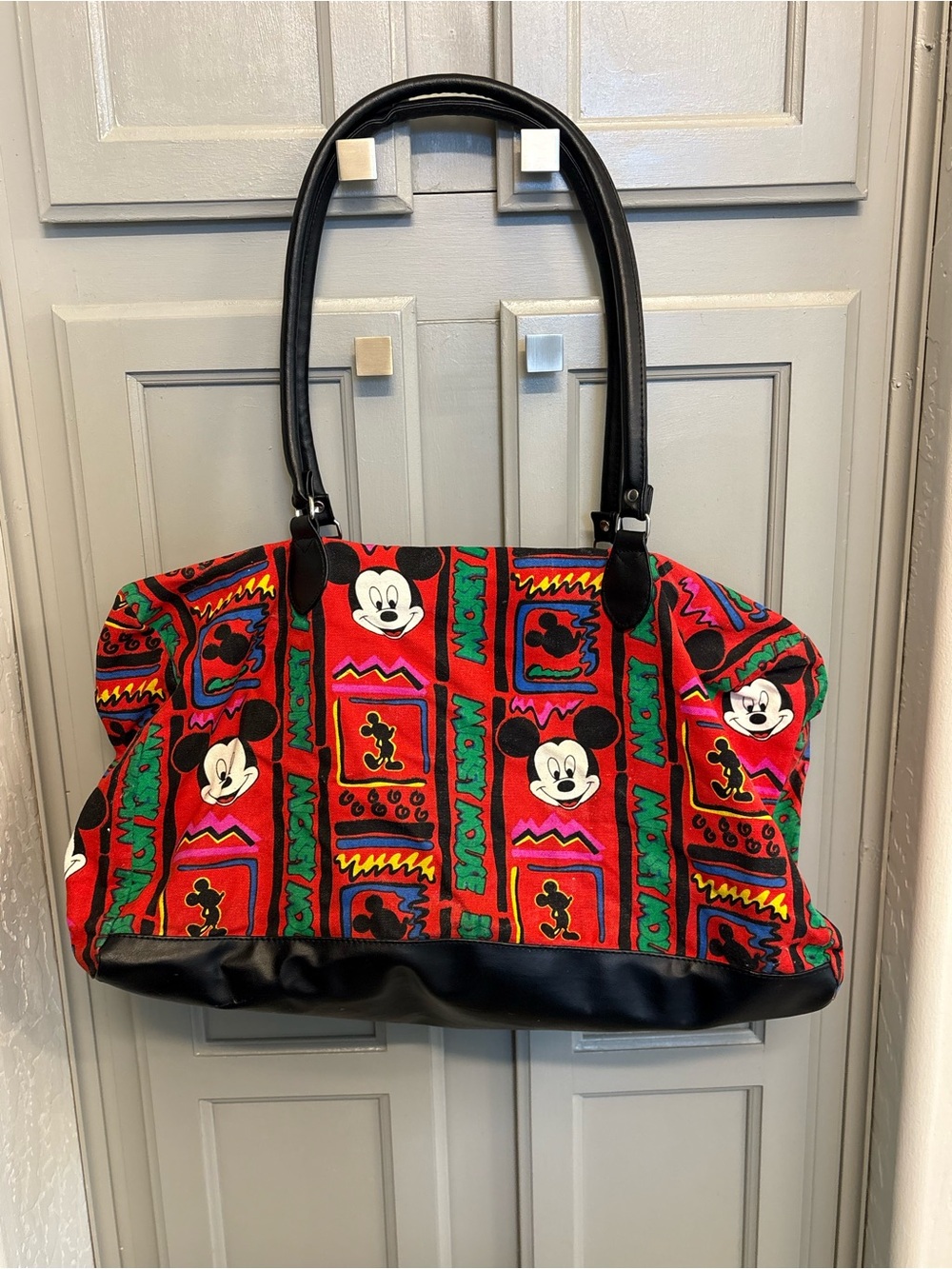 Vintage 1990s Mickey Mouse Weekend Tote